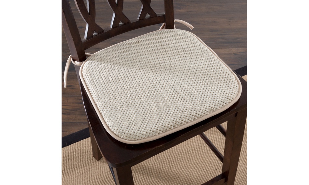 Memory Foam Chair Cushion for Dining Room, Kitchen, Outdoor Patio & Desk Chairs - Primary Image