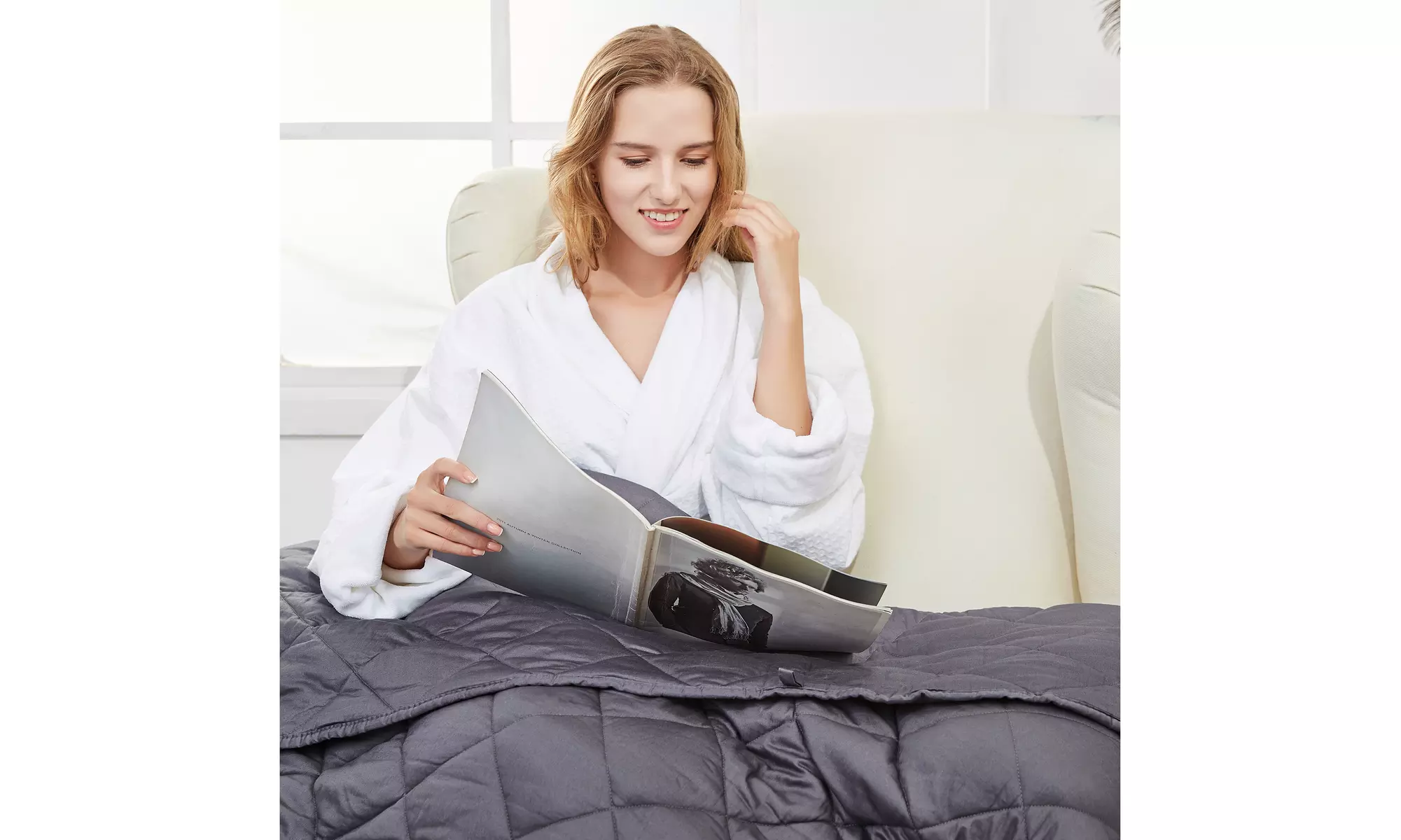 Soft Brushed Microfiber Weighted Blanket