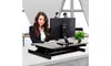 Sorbus Sit-To-Stand Monitor Riser Desk - Height Adjustable Standing Desk 