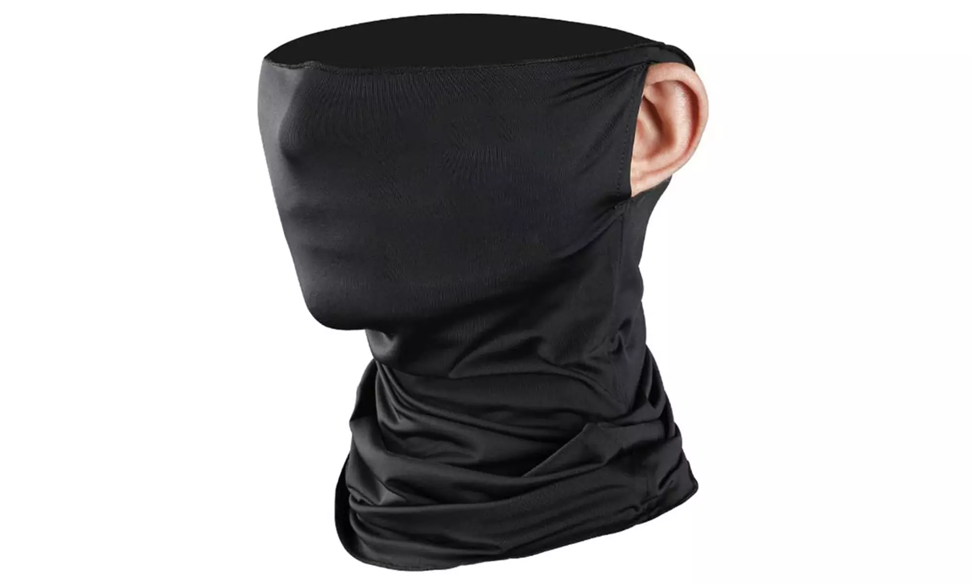 Cooling Neck Gaiter Face Mask Fishing Scarf Face Cover for Men UV CUT Breathable - Second Medium