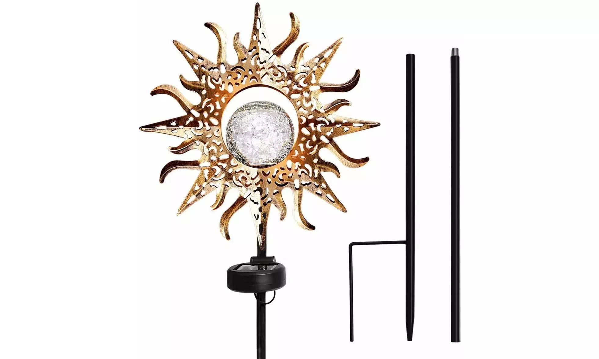 Solar Lights Outdoor Decorative Light Sun Solar Lights Metal Decorative Stakes