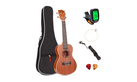 Acoustic Concert Ukulele Starter Kit