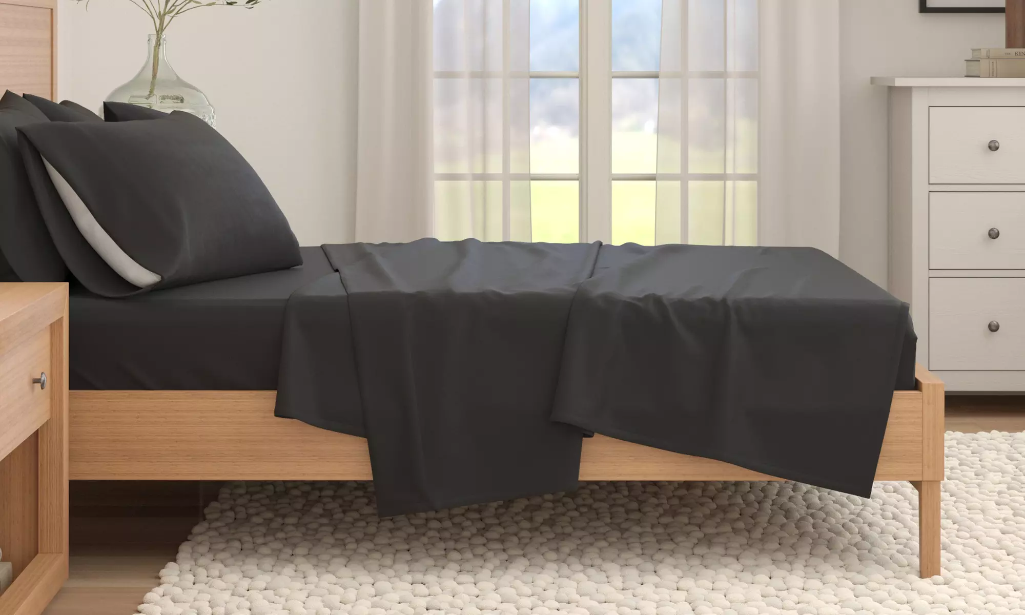 FreshFolds Premium Turkish Cotton Flannel Sheet Set