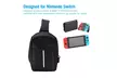 For Nintendo Switch Backpack Travel Bag Protective Carrying Case USB Charging - Image 3