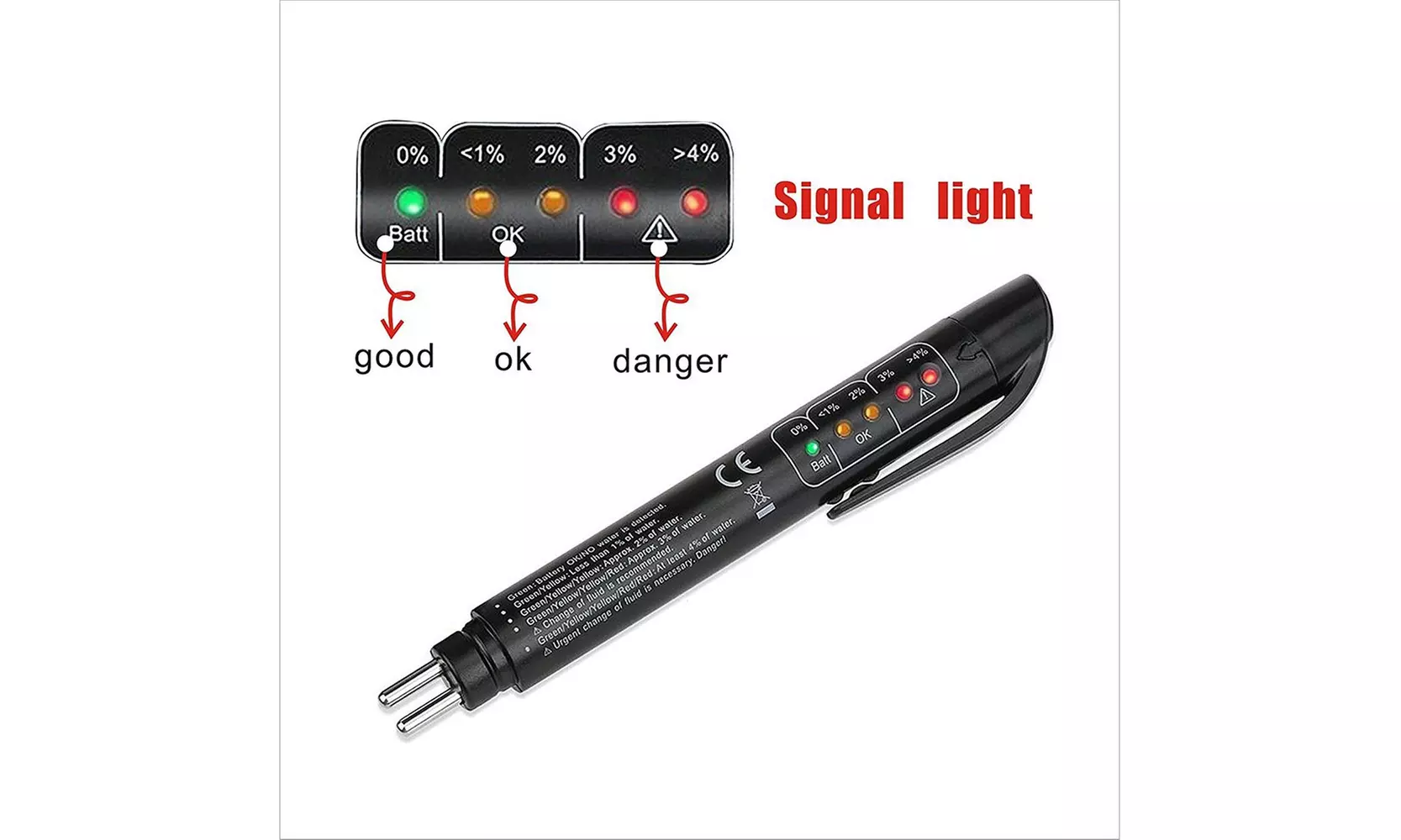 Auto Brake Fluid Tester and Diagnostic Testing Tool (2-Pack) - Second Medium