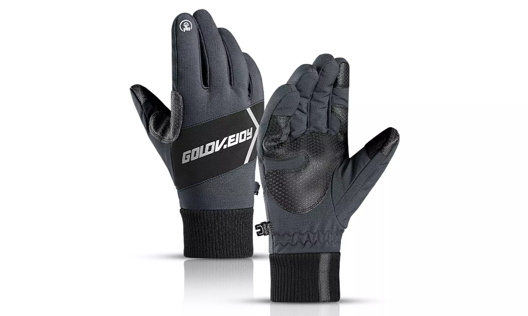 Golovejoy Men's Gloves for Skiing Waterproof Sport Gloves Touch Screen Gloves - Primary Image