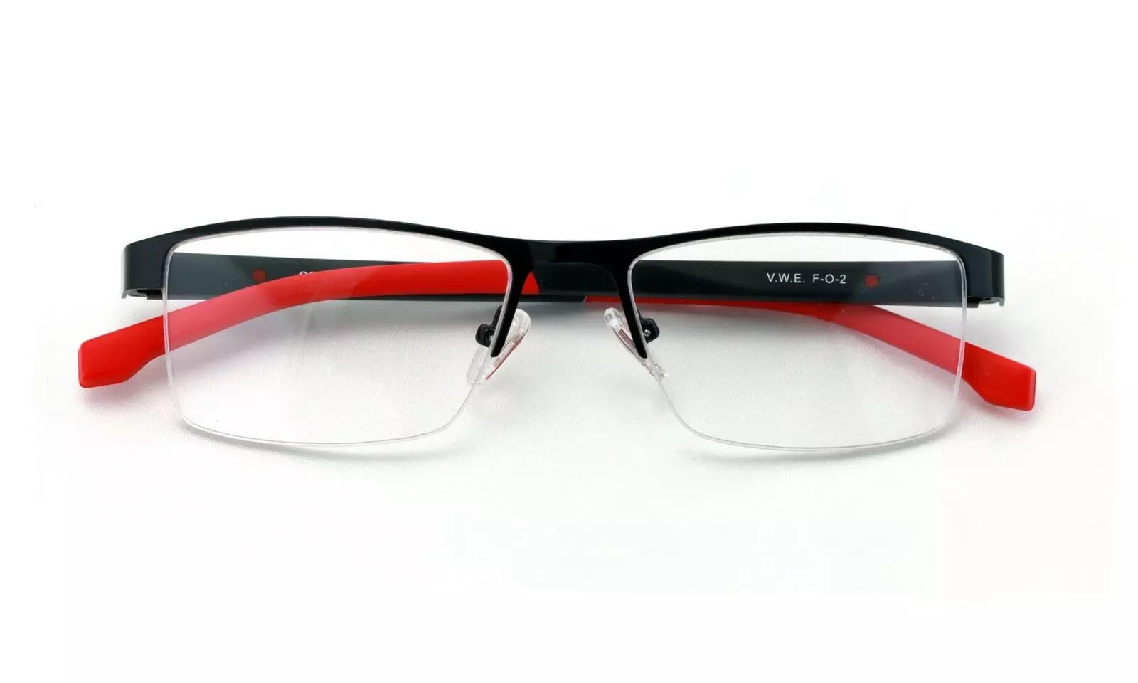 Men Rectangular Non-prescription Glasses Frame Clear Lens Rx'able Eyeglasses TR9 - Primary Image