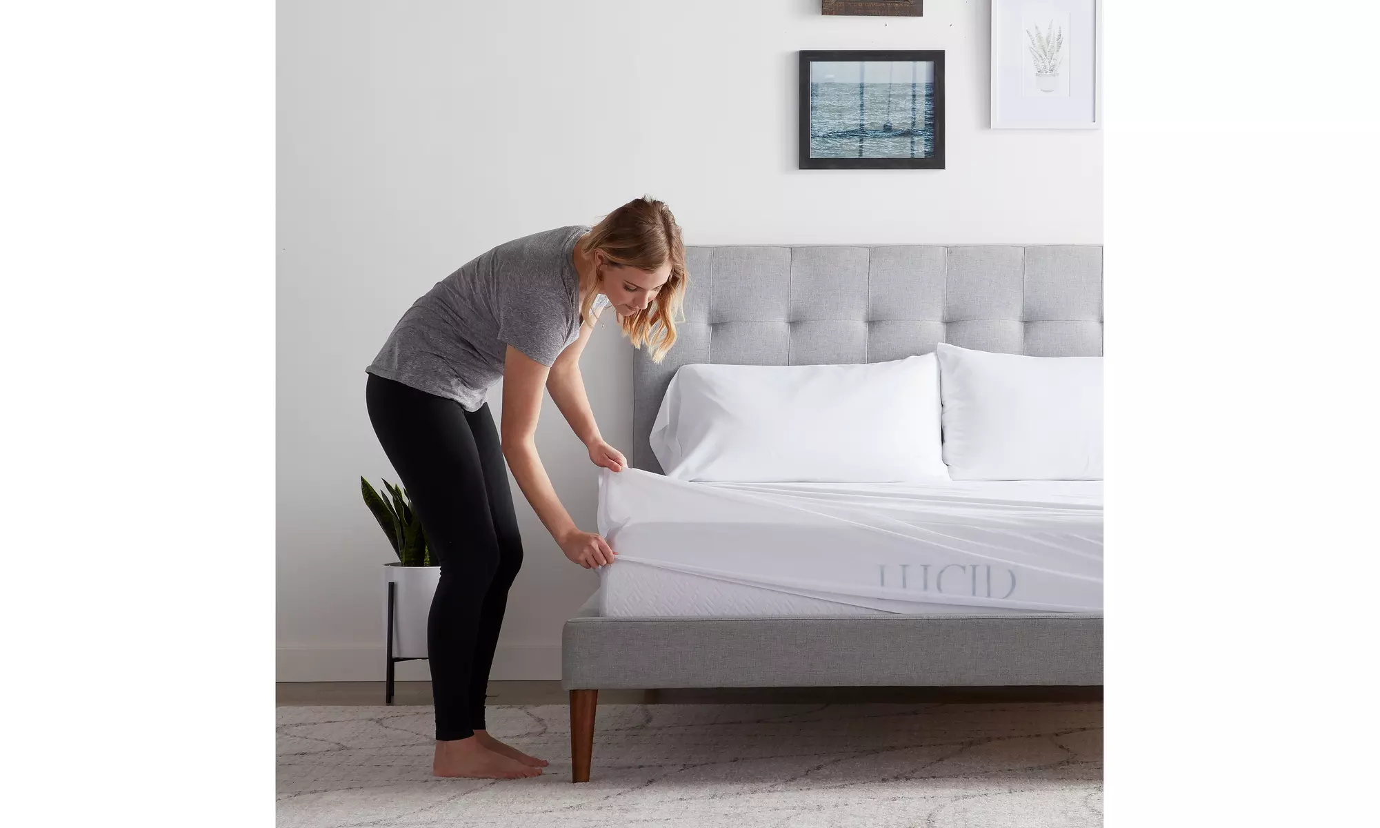Lucid Premium Waterproof Mattress Protector - Primary Image