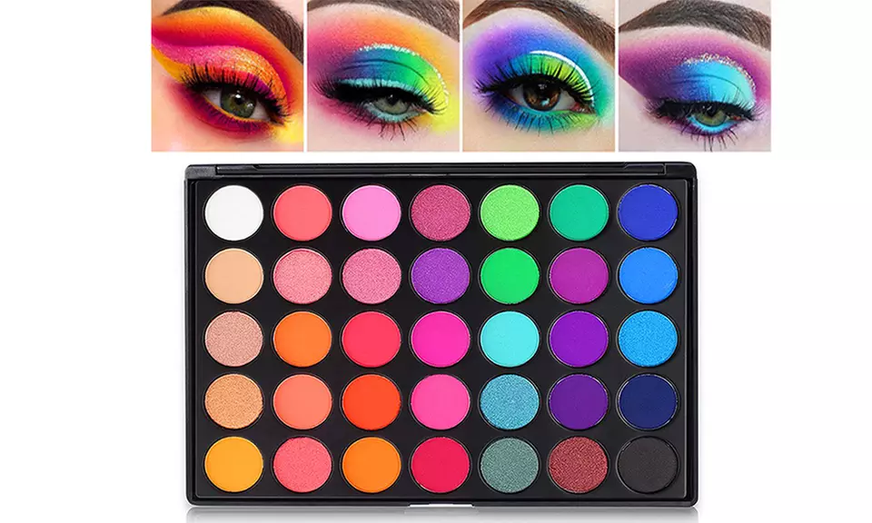 High Pigmented Makeup Palette Sweatproof Eye Shadows-40 Colors - Primary Image