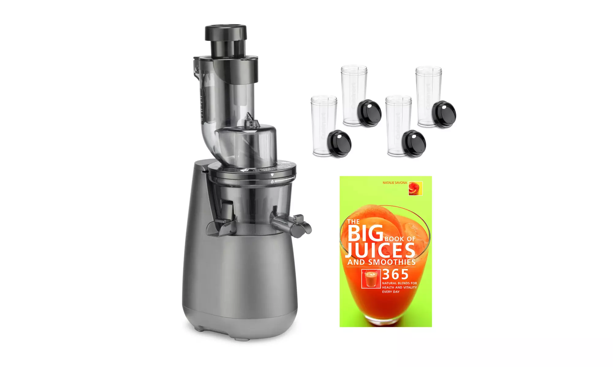 Cuisinart CSJ-300 Juice Fusion EasyClean Slow Juicer with Travel Cups Bundle - Primary Image