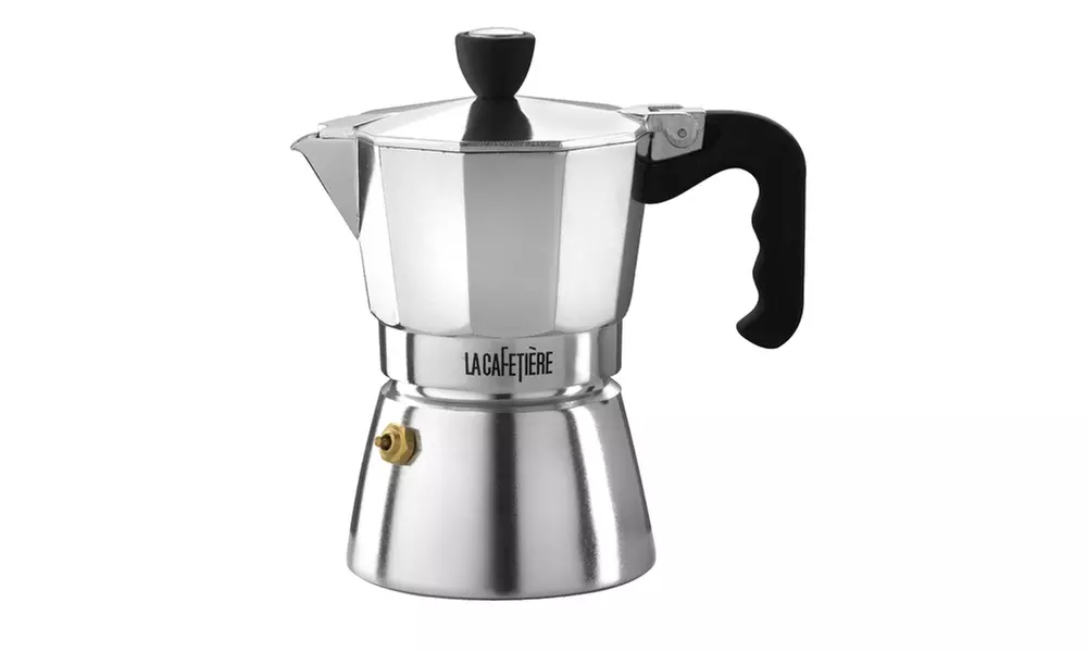 La Cafetiere Classic 3-, 6-, or 9-Cup Polished Espresso Coffee Maker - Primary Image