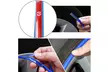Car Wheel Hub Rim Edge Protector Ring Tire Guard Sticker Line Rubber Strip 26Ft - Second Medium