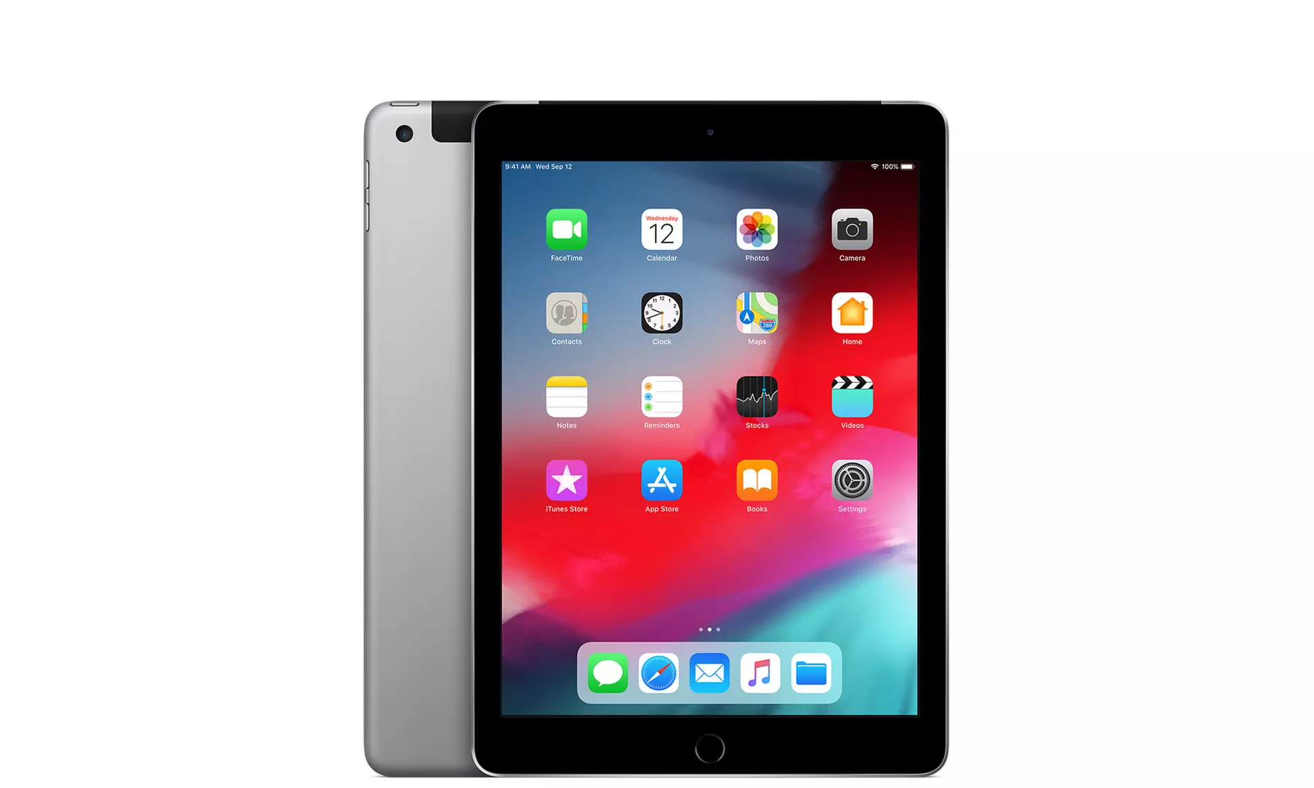 Apple iPad 6th Gen 9.7" (WiFi & Cellular) 128GB MR752LL/A Gray (Scratch & Dent) - Primary Image
