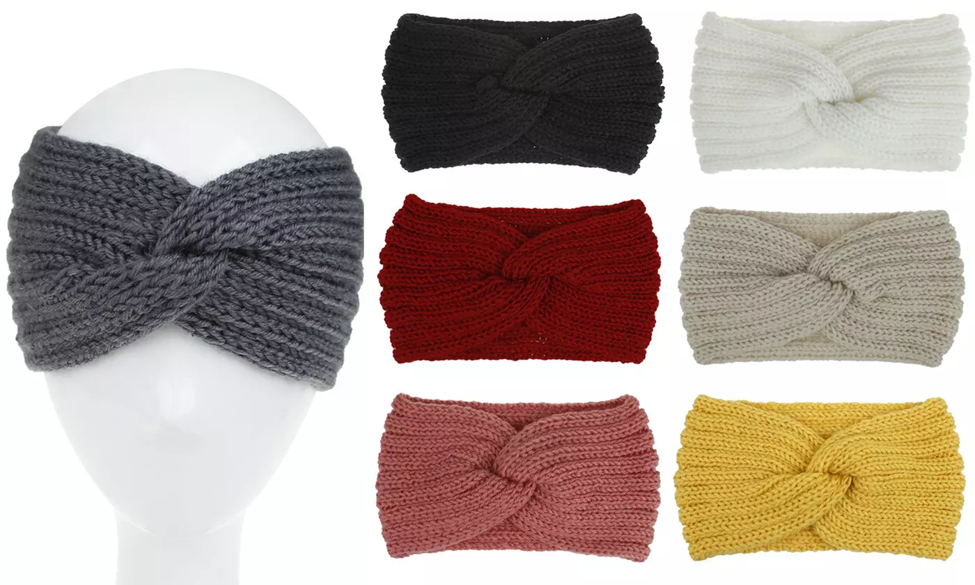 Winter Knitted Headband Ear Warmer - Primary Image