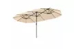 Costway 15.5 FT Extra-Large Patio Umbrella with LED Solar Lights - Second Medium