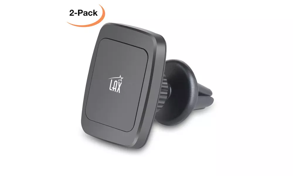 LAX Magnetic Car Air Vent Smartphone and GPS Mount (1-, 2-, or 3-Pack) - Second Medium