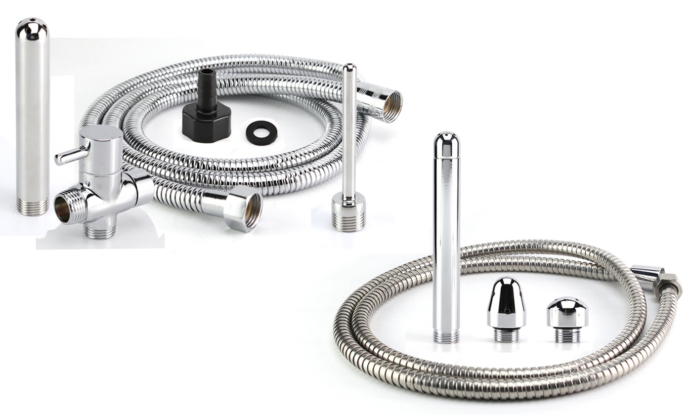 Shower Cleansing Kit Enema System Colonic Metal
