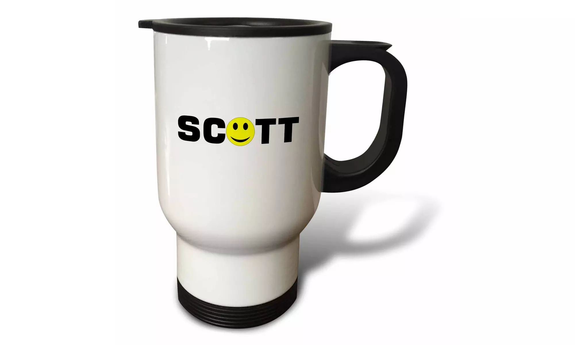  Travel Mug Print of Scott With Smiley Face For O - 14oz  - Primary Image