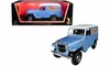 1955 Willys Jeep Station Wagon Silver Blue with White Top Lucky Car