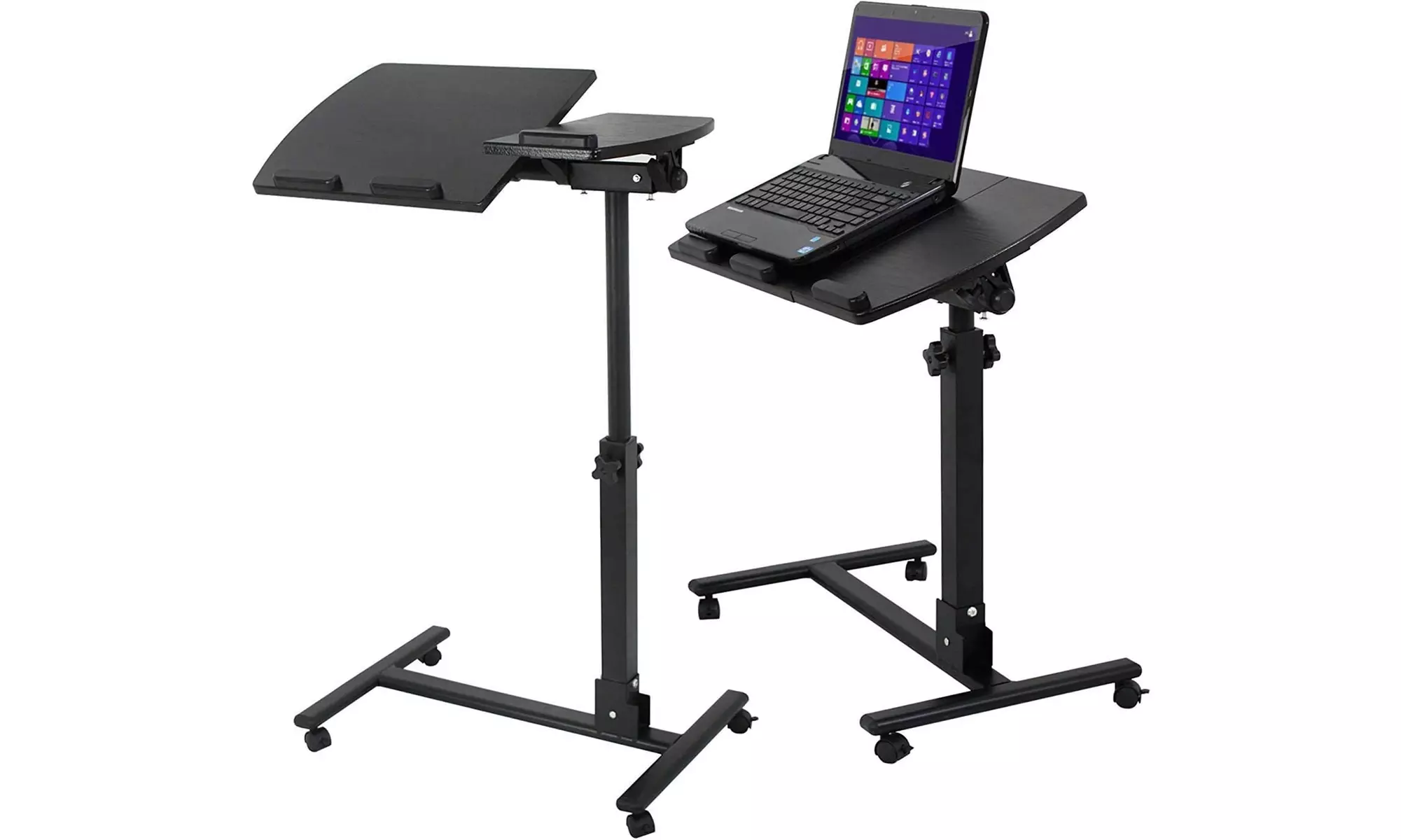 ZENY Mobile Laptop Stand, Rolling Desk Cart - Primary Image