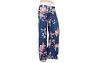 Women's Wide Leg Floral Flare Palazzo Loose Yoga Pants - Second Medium