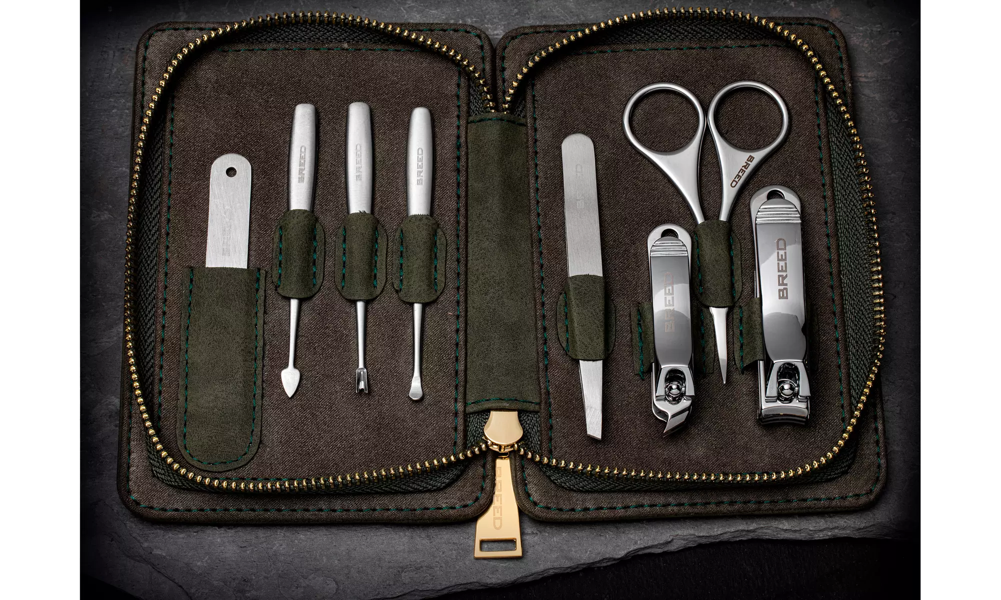 Breed Katana 8 Piece Surgical Steel Groom Kit - Primary Image