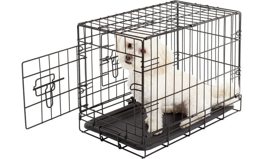 Up To 69% Off on Paws & Pals Dog Crate with Do... | Groupon Goods