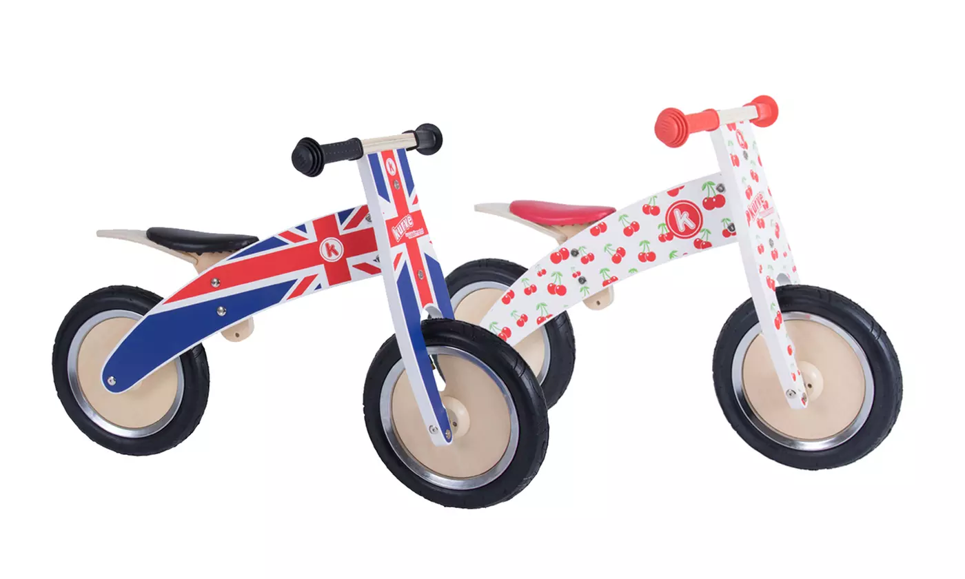 Kiddimoto Kurve Wooden Balance Bike - Primary Image