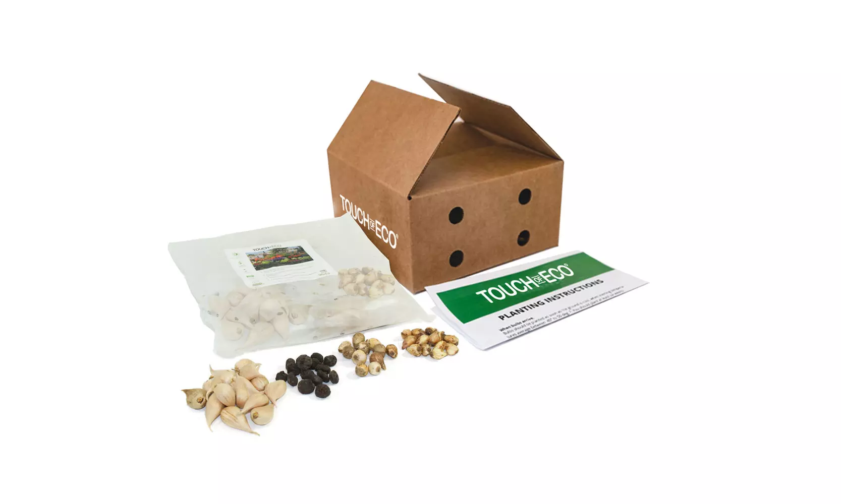 Rock Garden Mixed Flower Collection (55, 110, & 220 Bulbs with Planting Tool)