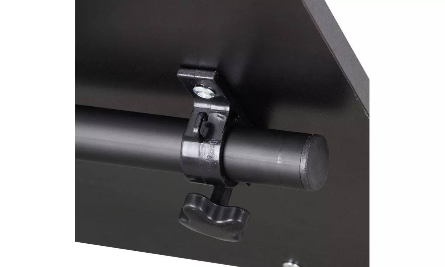 Height Adjustable Lectern Stand Portable Presentation Podium Church Black  - Second Medium