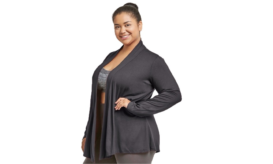 Image 4: Lightweight & Draped Flyaway Cardigan Sweater