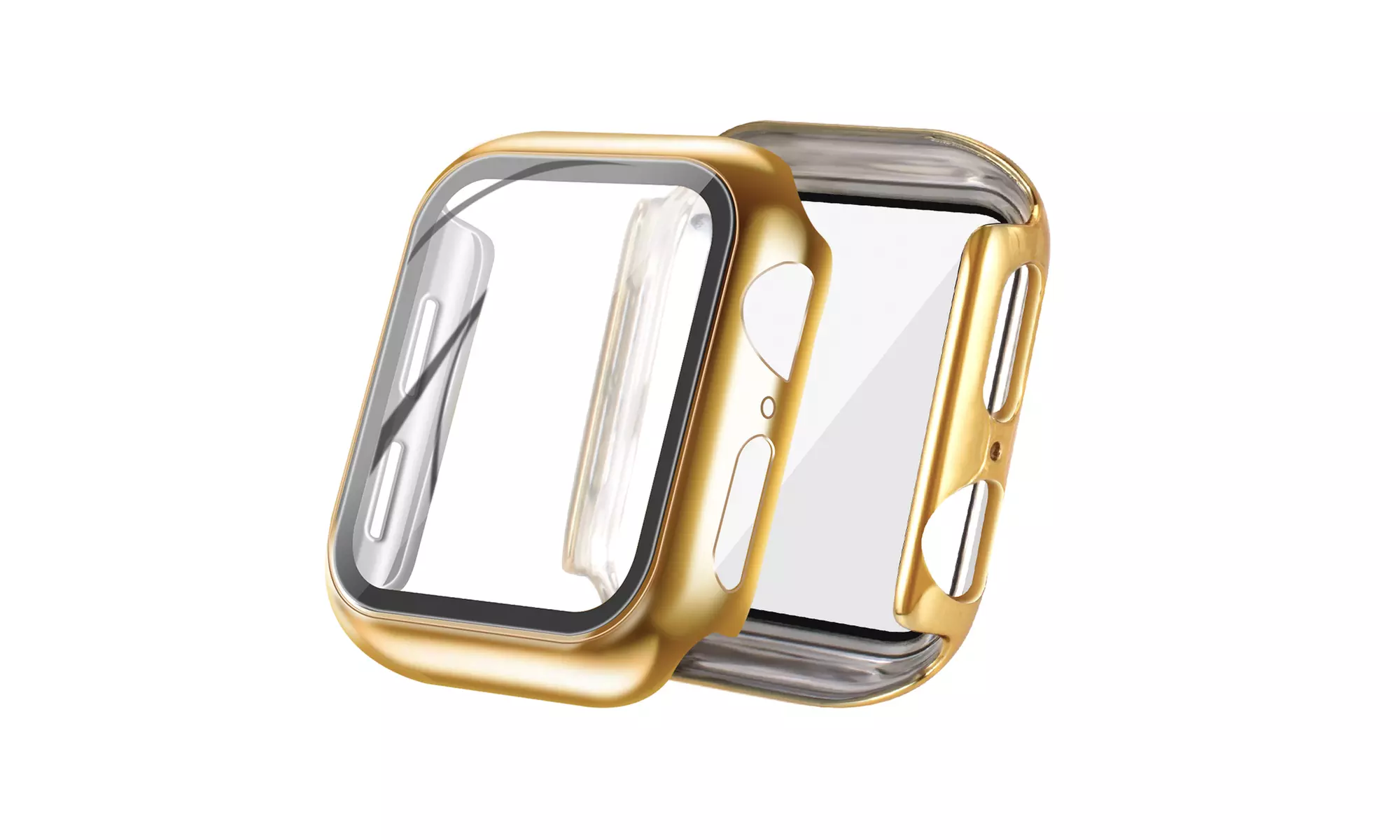 Case&Tempered Glass Screen Protector For Apple Watch SE/Series 4/5/6 40mm/44mm
