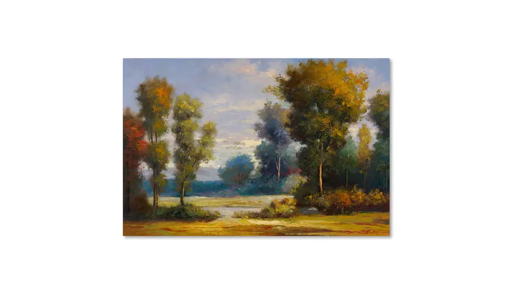 Daniel Moises 'Memory Lane' Canvas Art - Primary Image