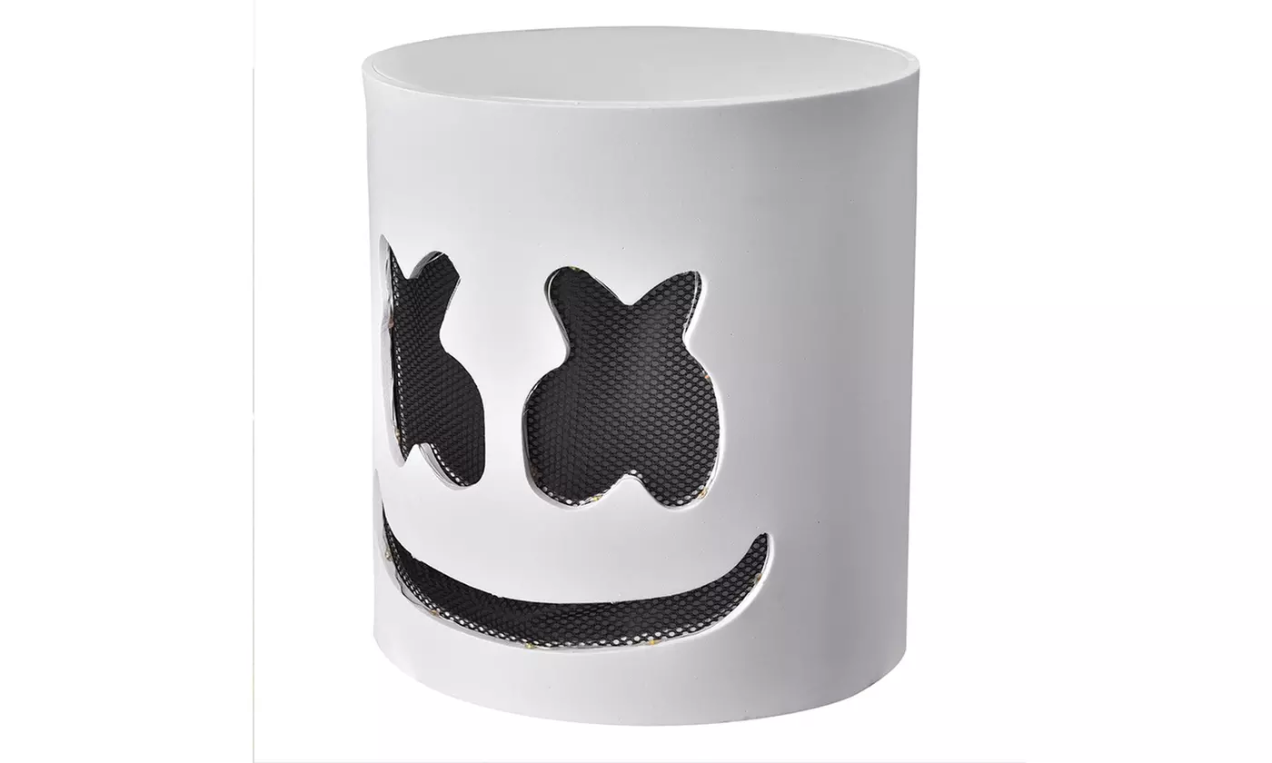 LED Flashing Mask Halloween Scary Mask Masquerade Cosplay Light Up - Second Medium