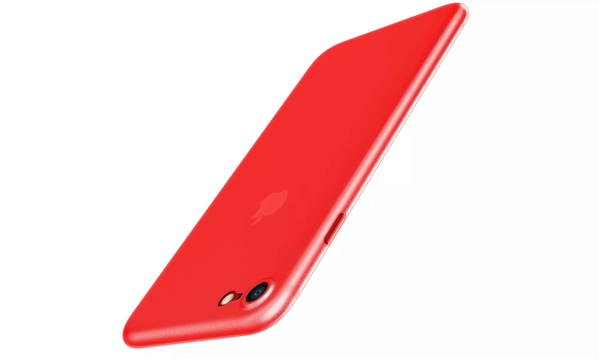 Ultra Slim Matte Hard Case for iPhone 8/7/SE 3/2, Camera Lens Cover Protection