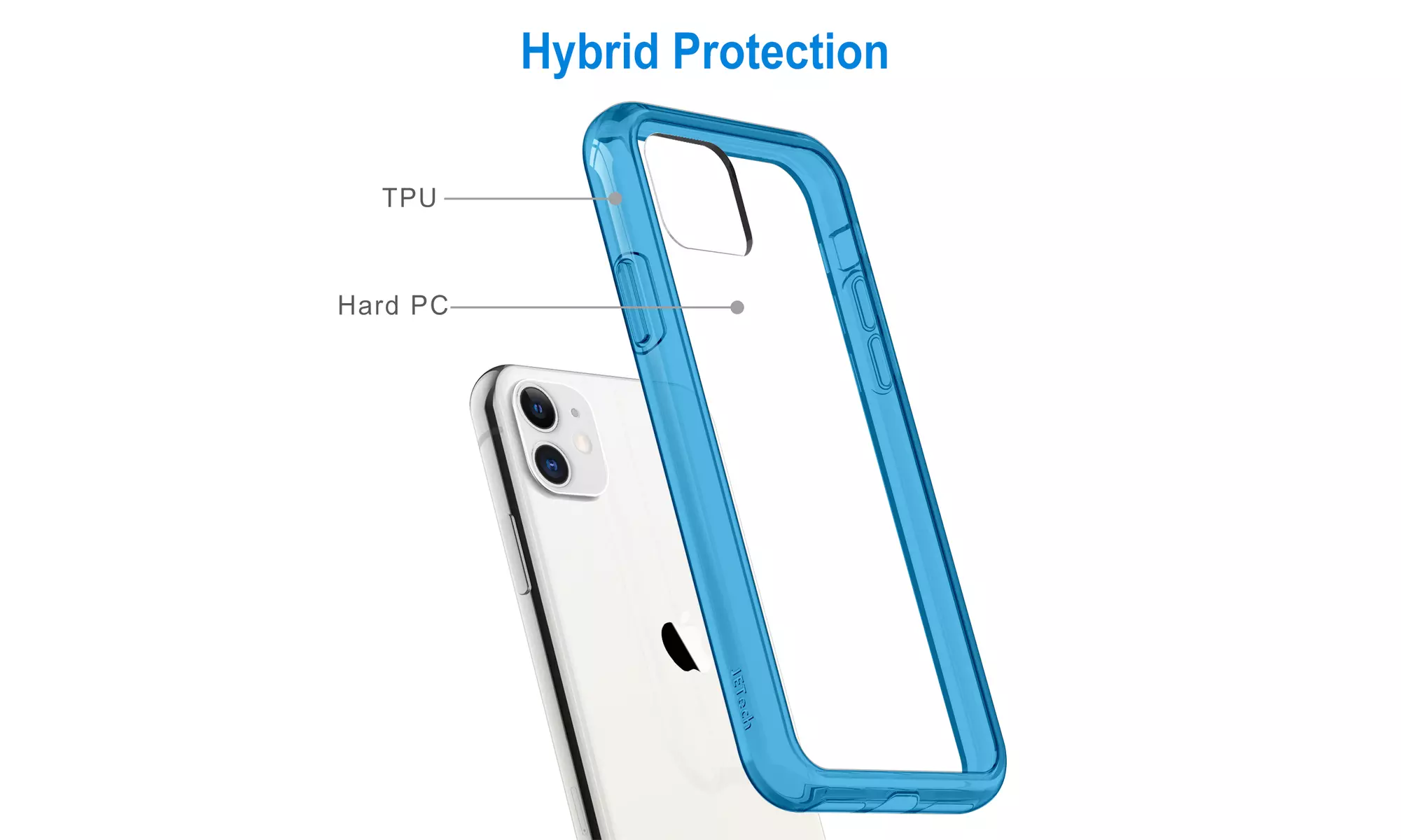JETech Case for iPhone 11 6.1-Inch Shock-Absorption Bumper Cover