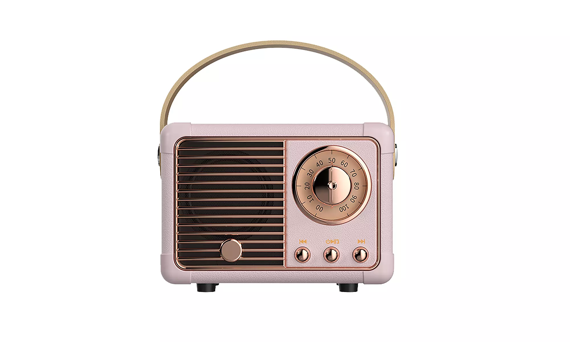 Portable Old Fashioned Retro Vintage Bluetooth Speaker w/ FM Radio - Second Medium