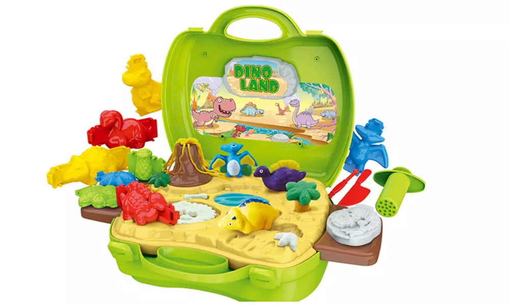 World Tech Toys Activity Suitcase Play Set - Dino World, Pet Shop, Pizzeria , or - Second Medium