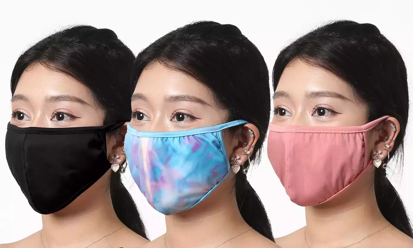 100% Cotton Reusable Non-Medical Face Mask (1-, 3-, or 6-Pack) - Primary Image