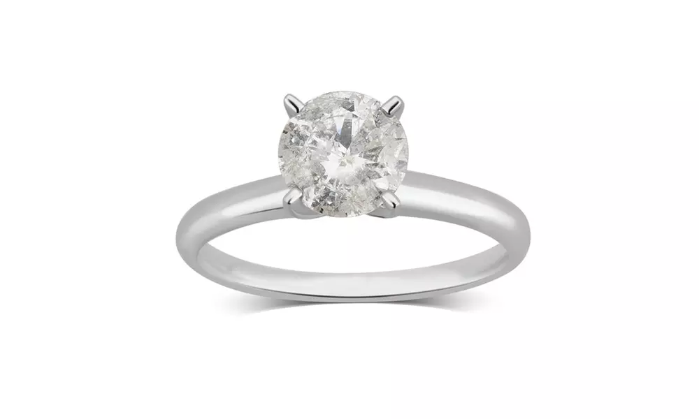 1.25 Cttw Round Diamond Solitaire Ring in 14K Gold - Primary Image