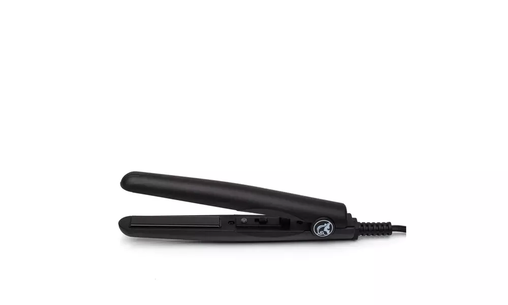 Travel-Size Ceramic Tourmaline Plated Mini Flat Iron  - Second Medium
