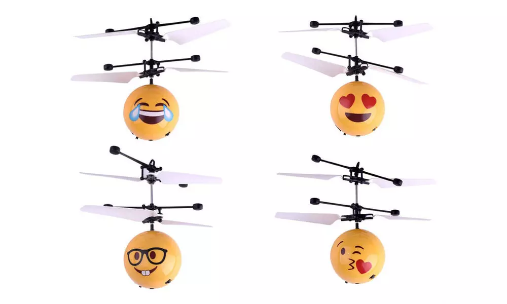 Emoji Hand-Sensor Ball Helicopter - Primary Image