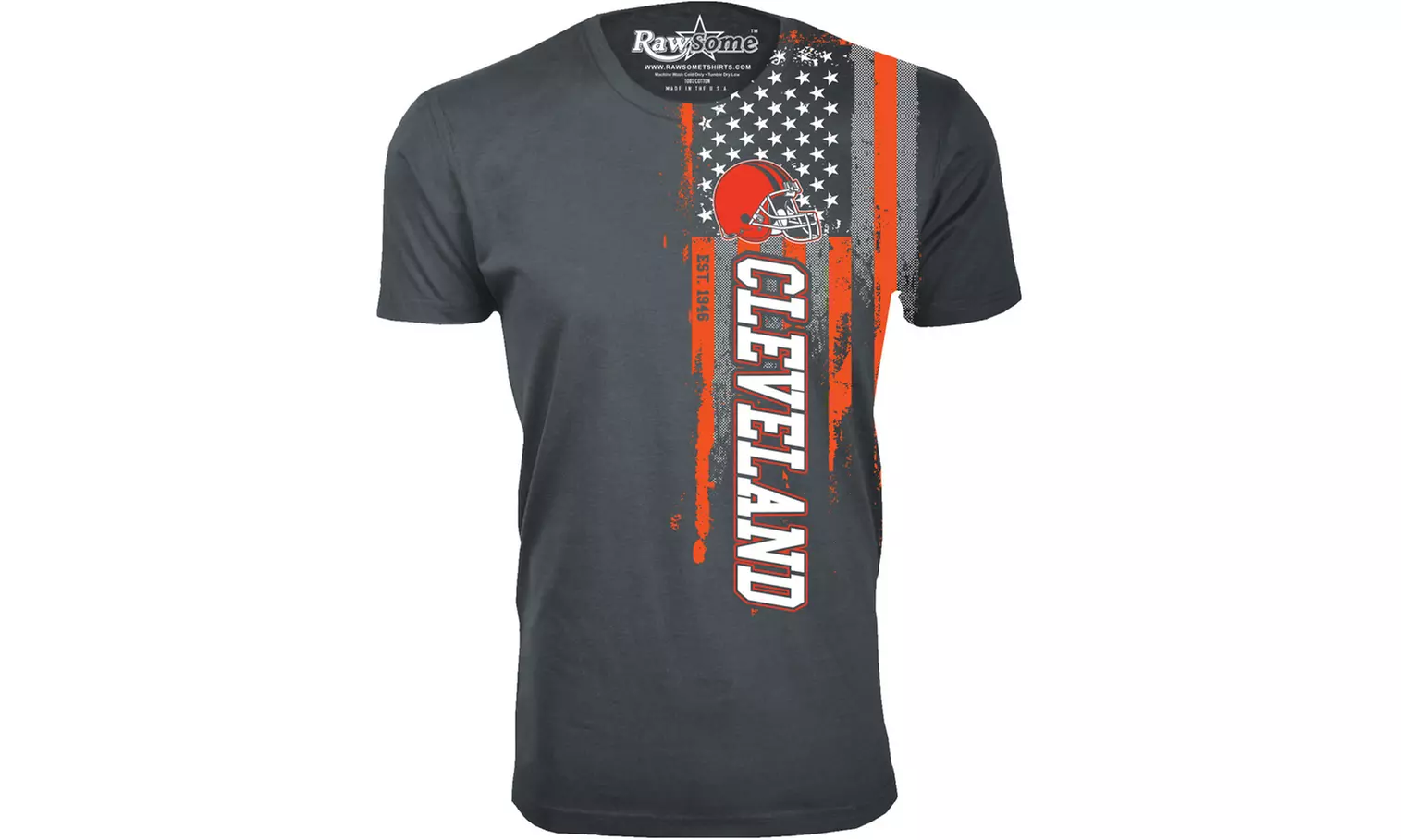 Men Football USA Flag T-Shirt (M-3XL)
