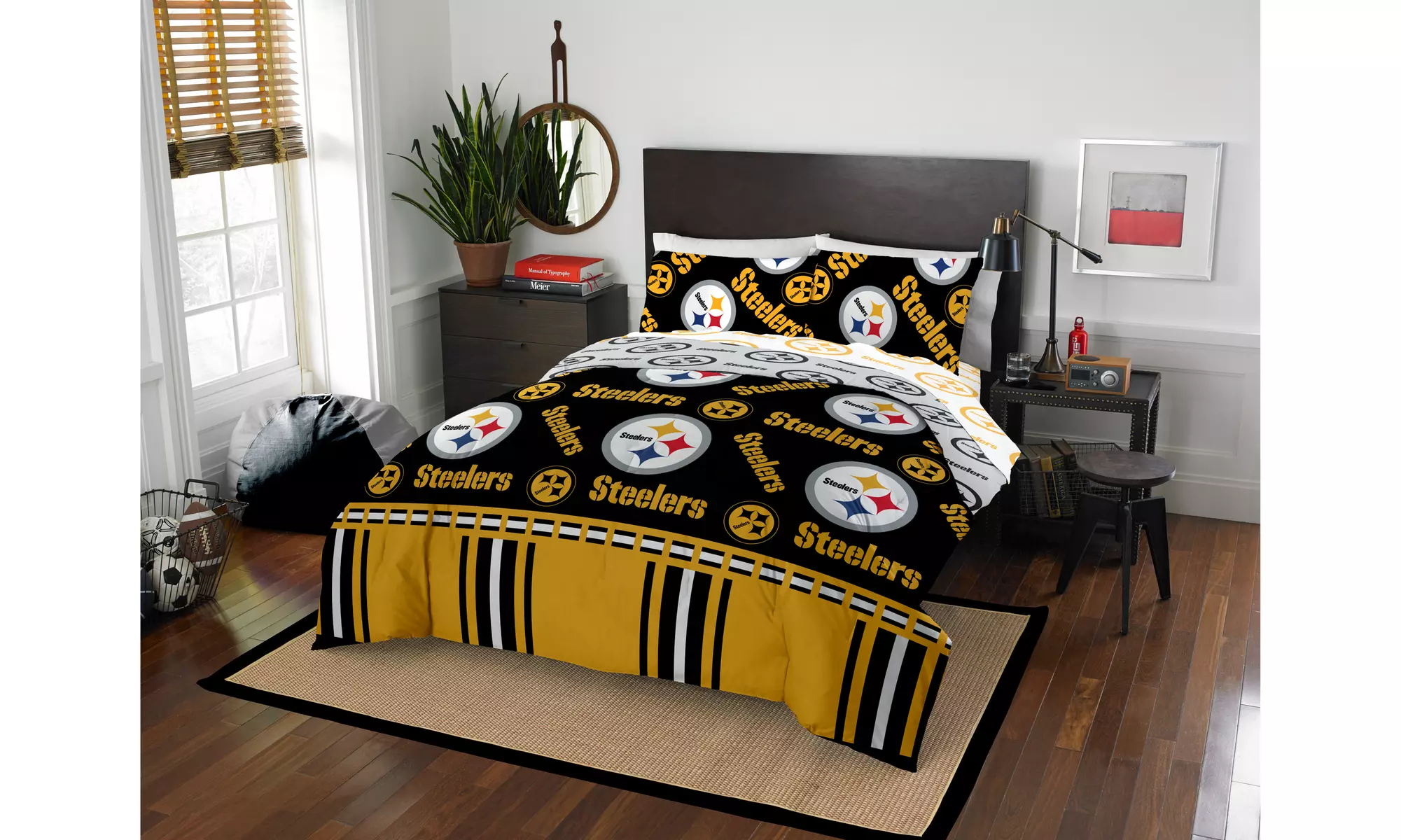 Pittsburgh Steelers Bed In Bag Set, Full - Primary Image