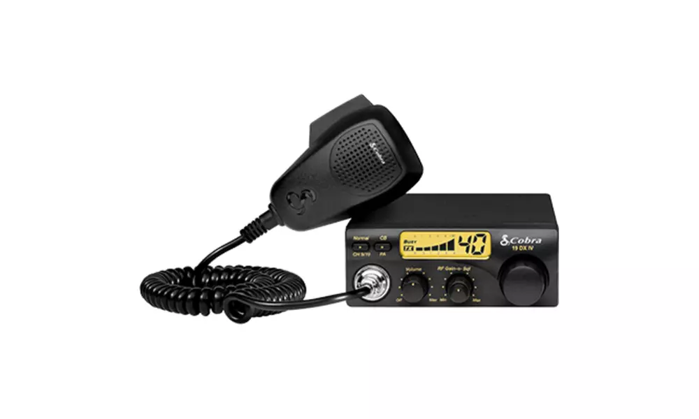 Cobra 19 DX IV CB Radio, Compact, 40 Channel, 4 Watt - Primary Image