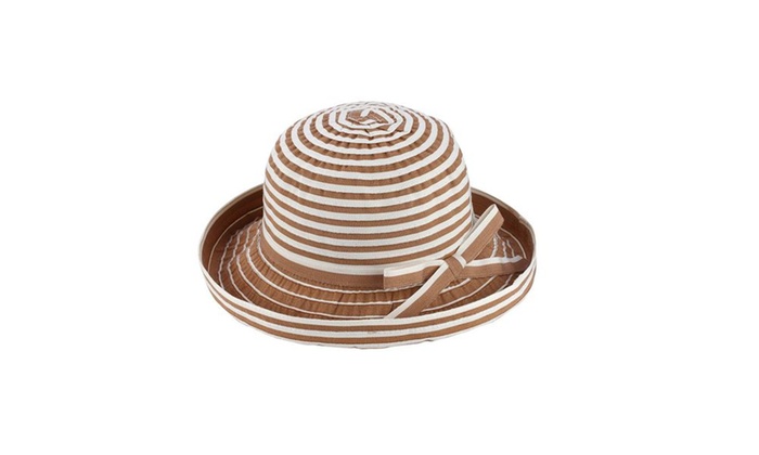 ladies crushable sun hat