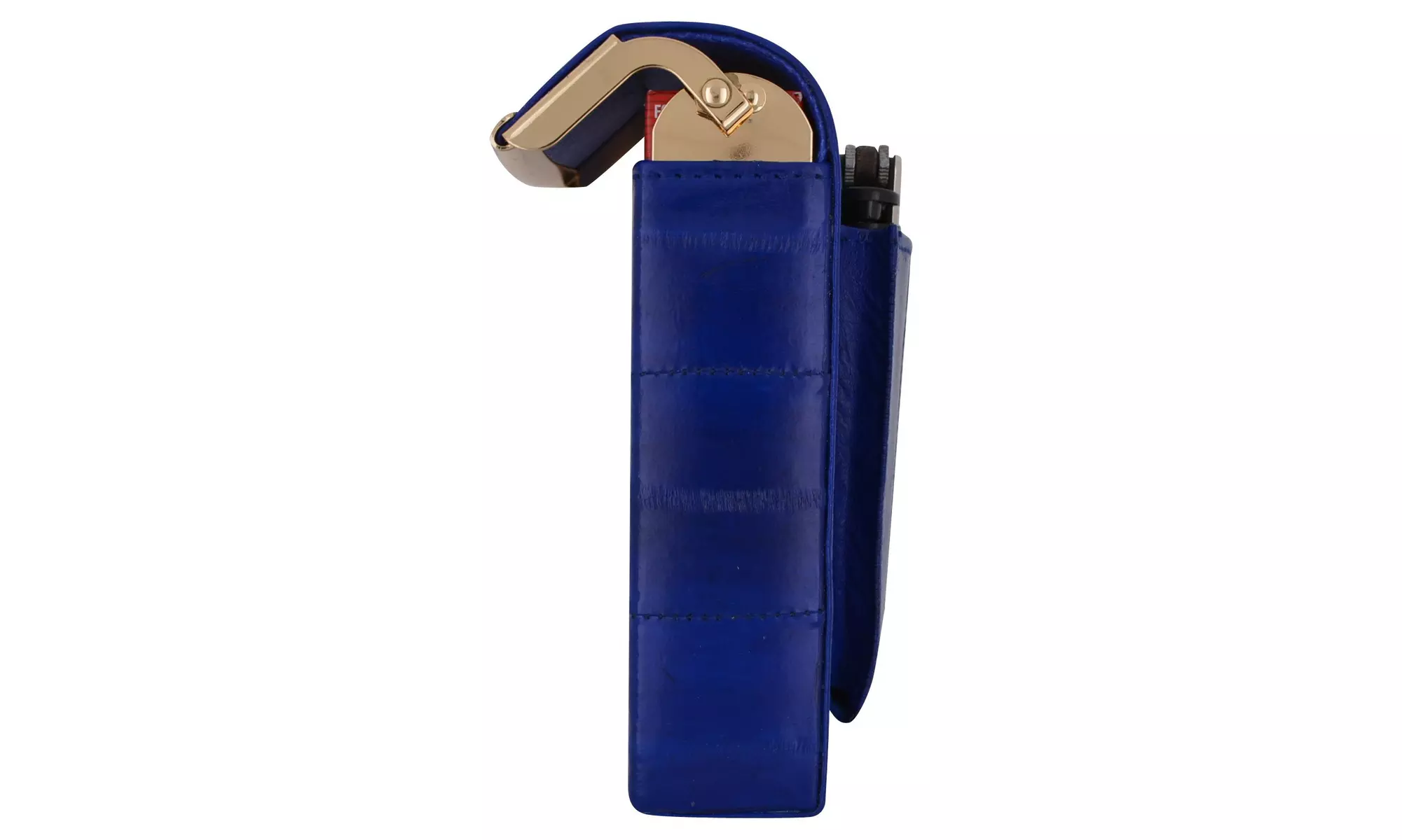 Eel Skin Genuine Leather Sliding Cigarette Case Wallet E 131    - Second Medium