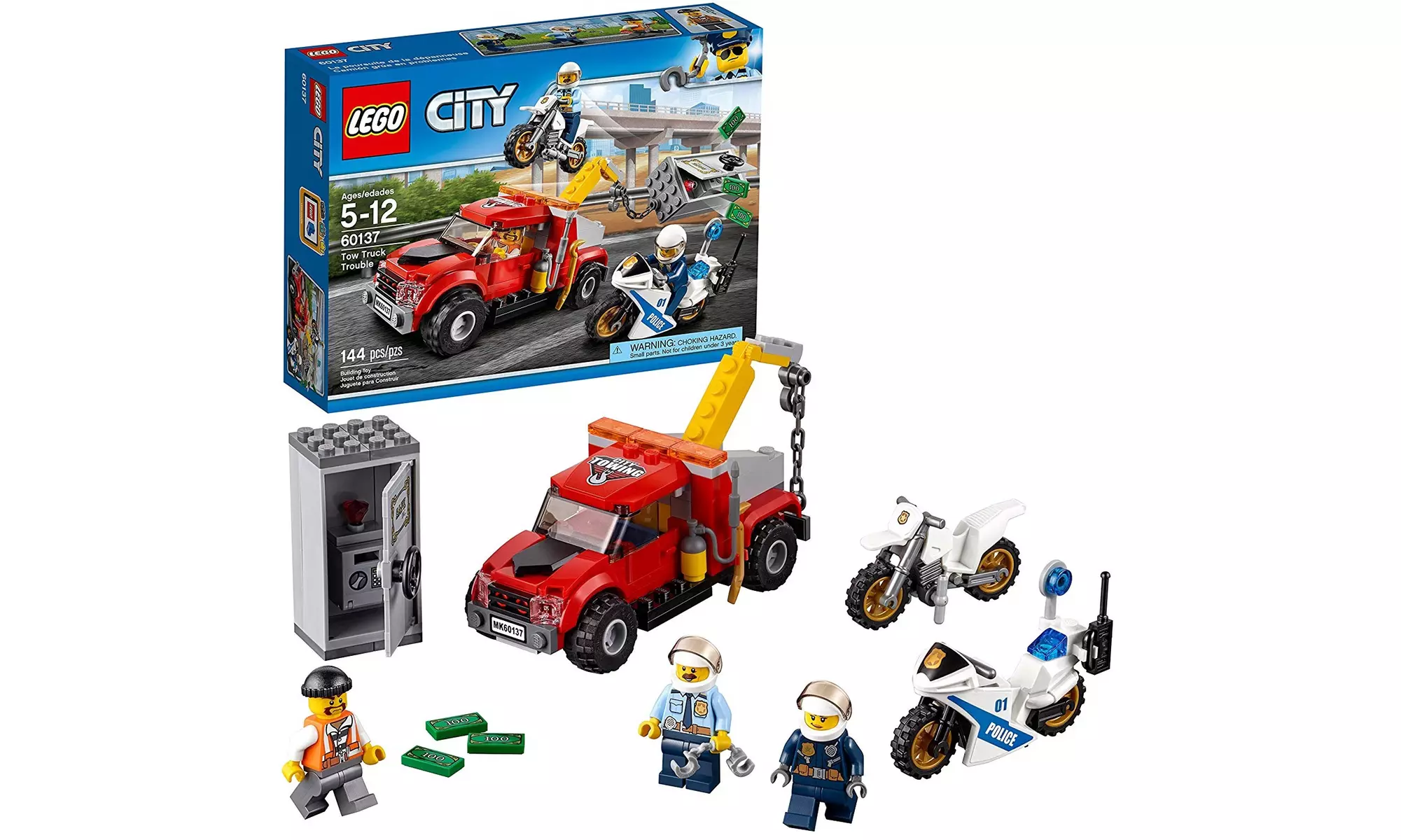 LEGO City Police Tow Truck Trouble 60137 Building Toy - Second Medium