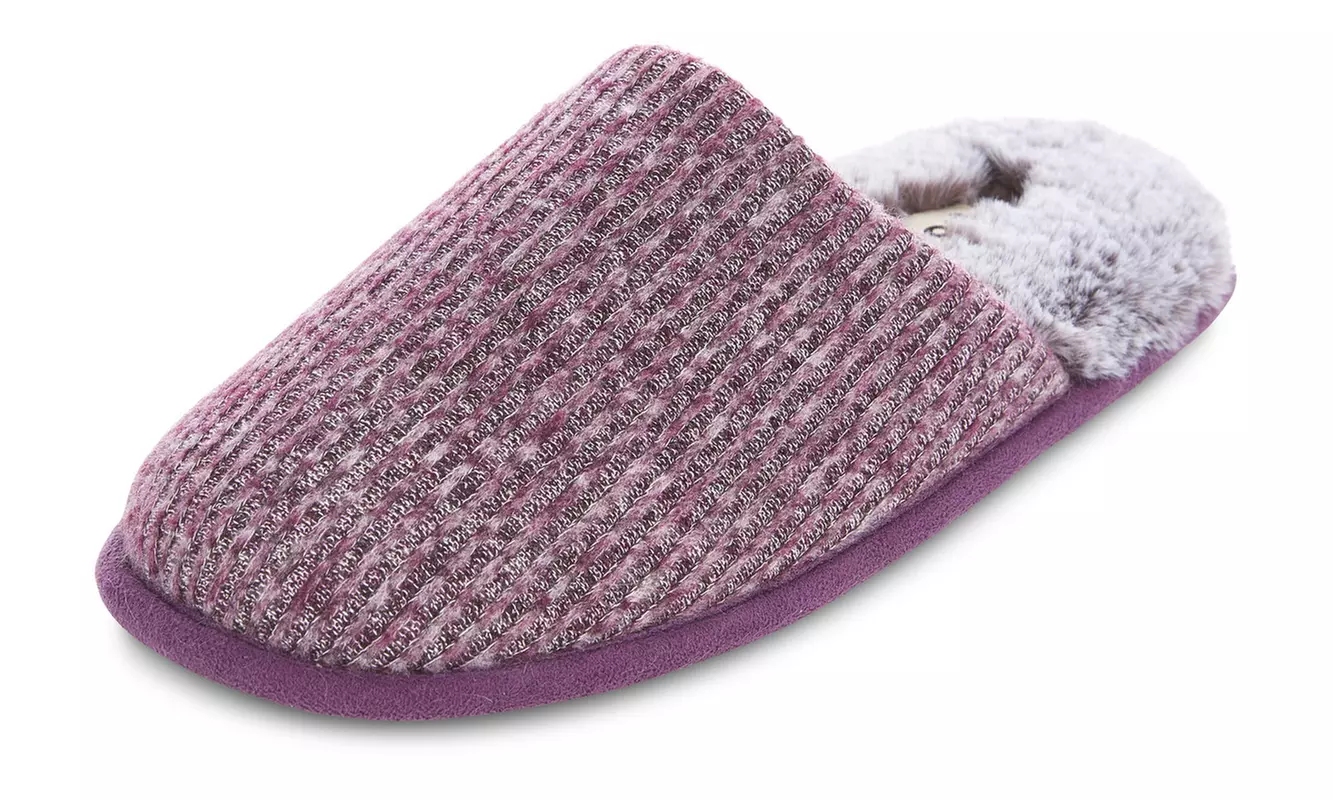 Floopi Women's Aurora Knit Scuff Slippers