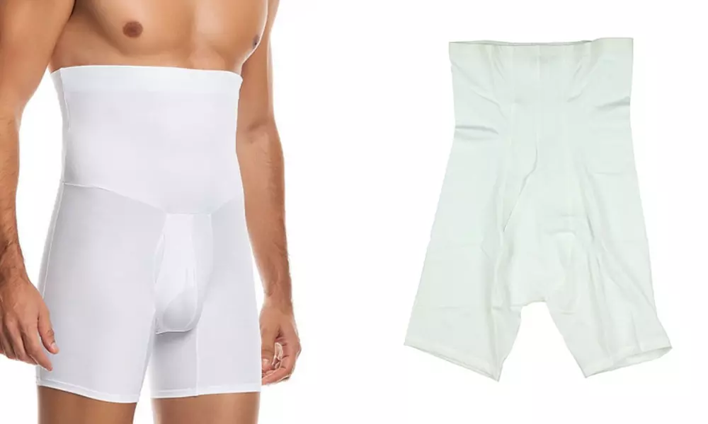 Men's High Waist Control Compression Undershorts - Second Medium